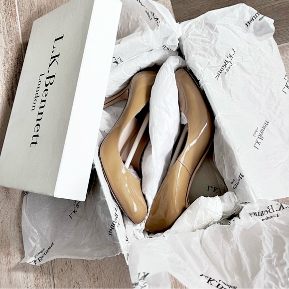 LK Bennett Shilo Taupe Pumps - Picture 7 of 12